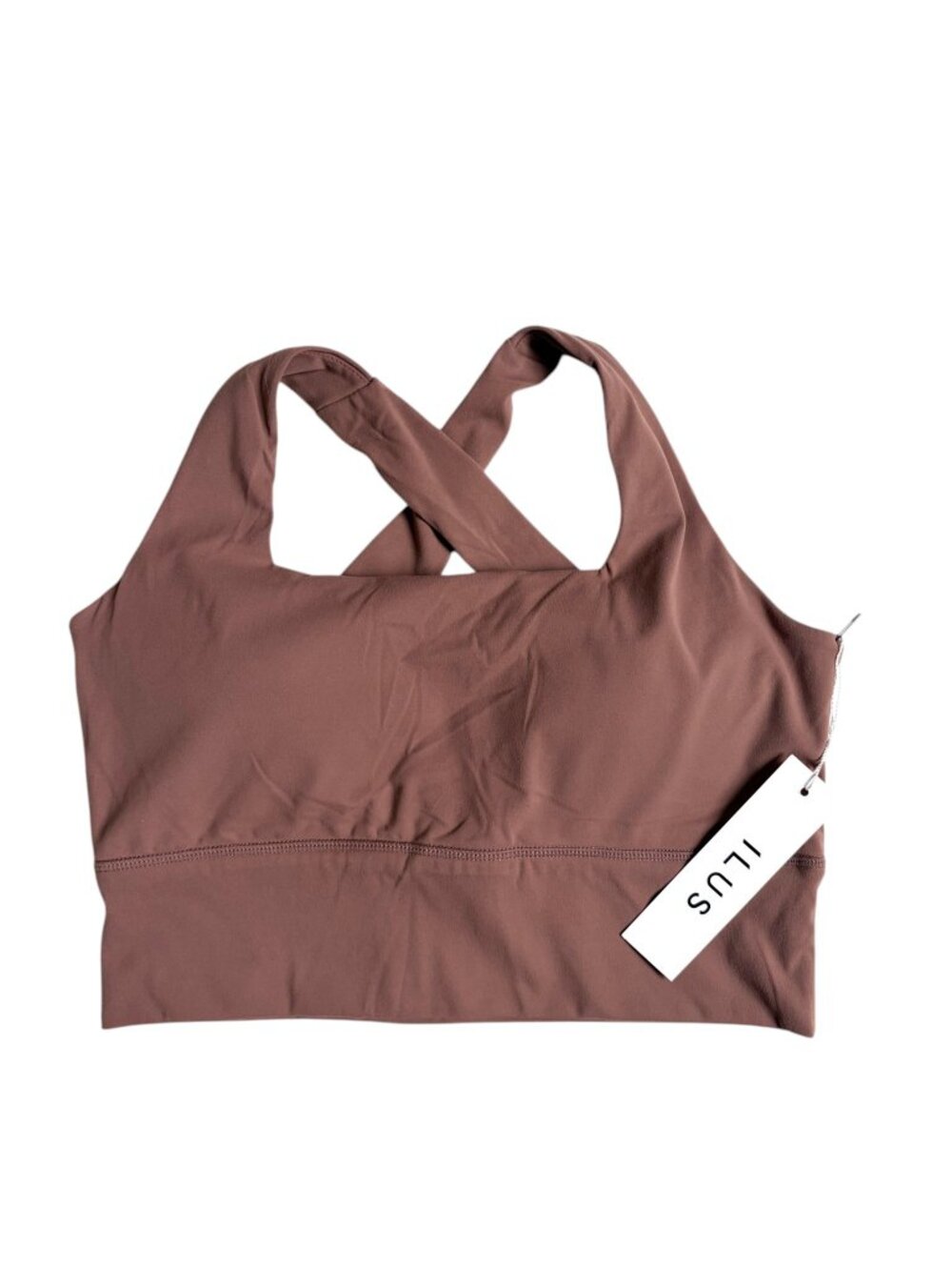 NWT ILUS Label Confidence Bra (Chocolate Brown) - Large